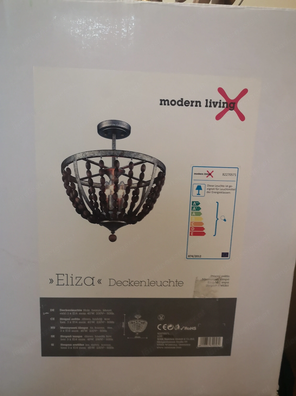 2 x Deckenleuchte Eliza