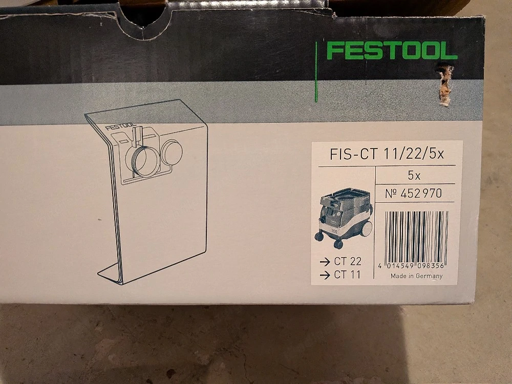 Filterbeutel Festtool: FIS-CT 11 22