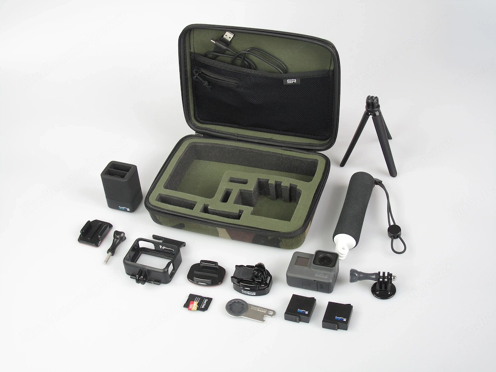 GoPro Hero 5 Black - 12 MP - 4K Action Kamera - Touchscreen + Zubehör