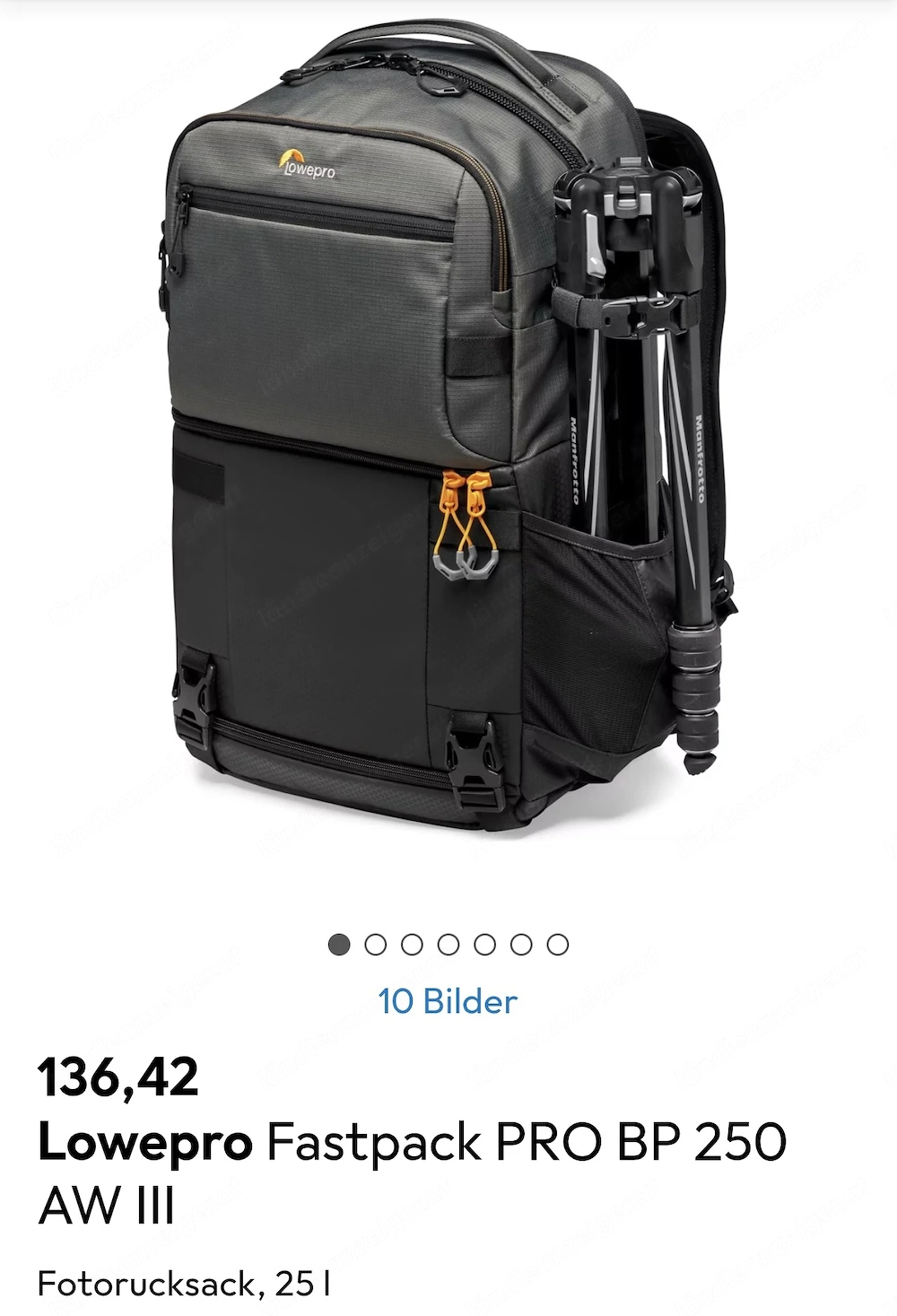 Foto Rucksack Lowepro Fastpack PRO BP 250 AW III NEU