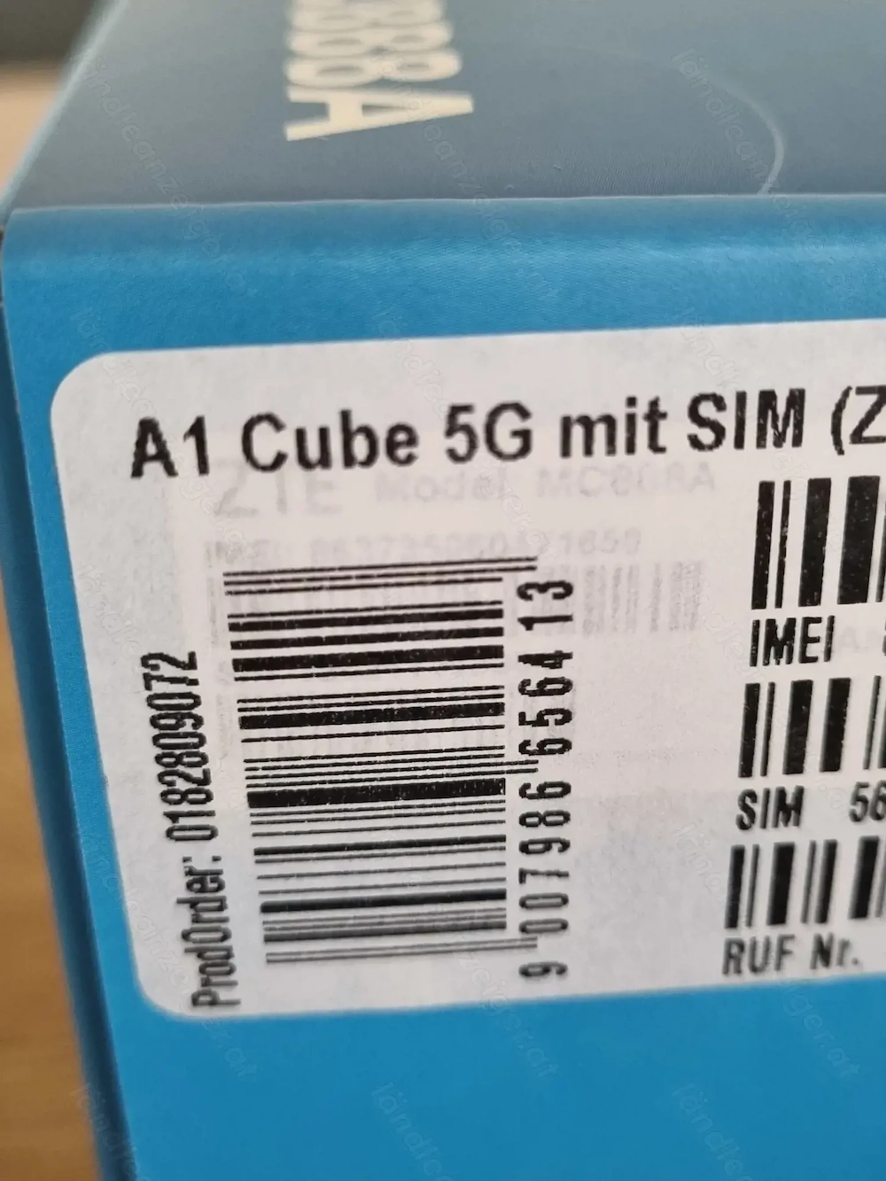 Internet Router ZTE MC888A, 5G, weiß