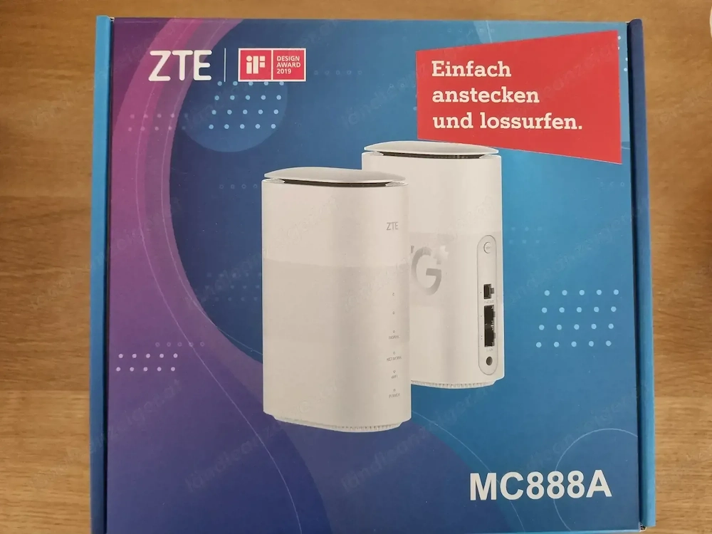 Internet Router ZTE MC888A, 5G, weiß