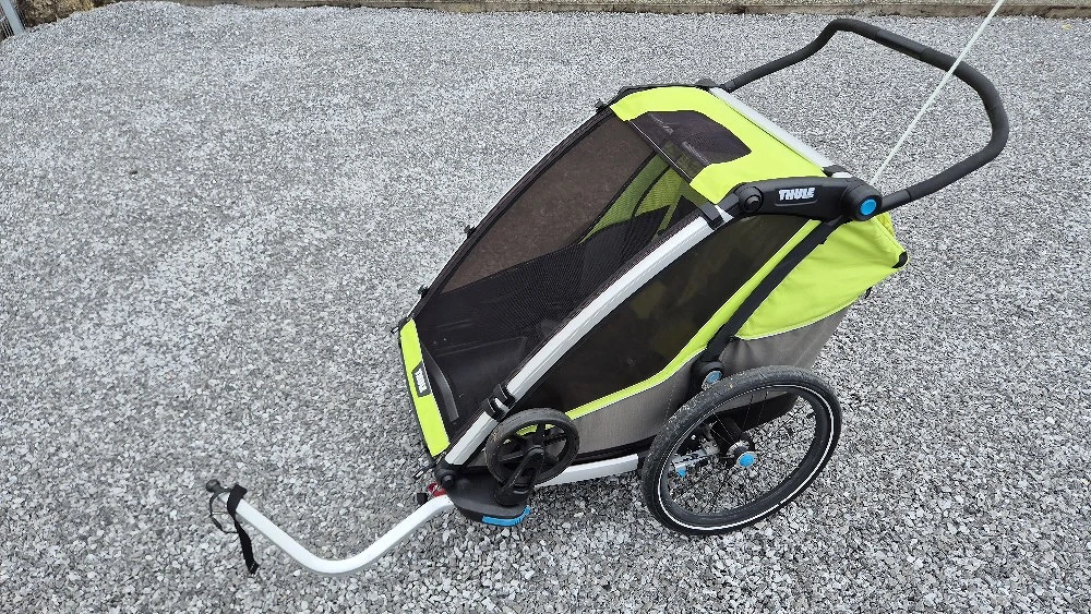 Thule Fahrradanhänger CAB2 chartreuse