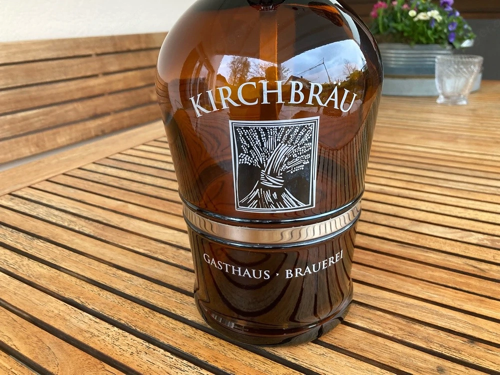 Bierflasche 2 Liter "Kirchbräu"