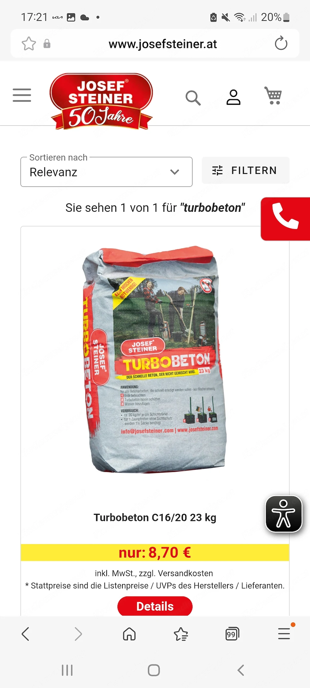 Turbo Beton von Josef Steiner