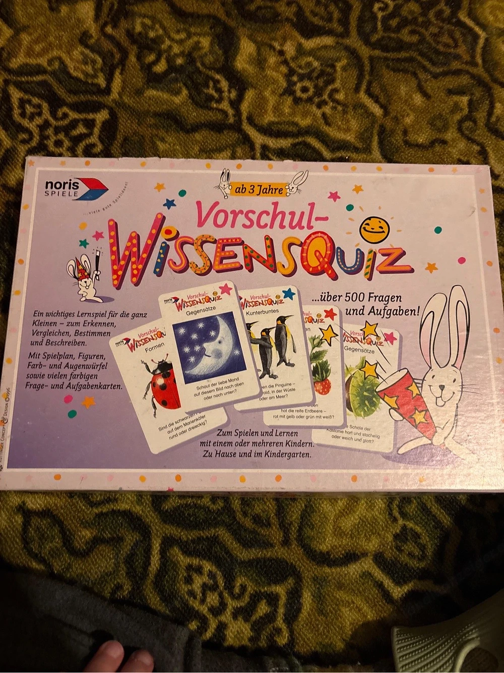 Spiel: Vorschul-Wissensquiz