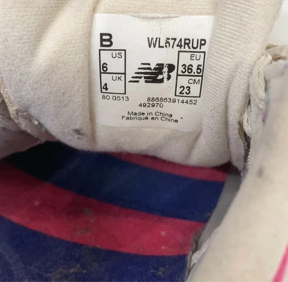 Abgetrage New Balance Turnschuhe