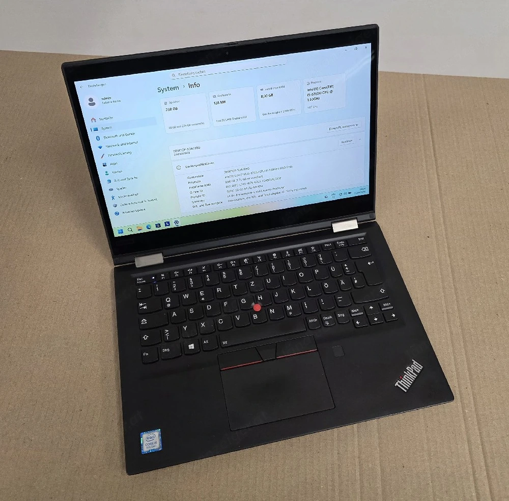 LENOVO ThinkPad X390 Yoga i5-8265U 13,3 Zoll