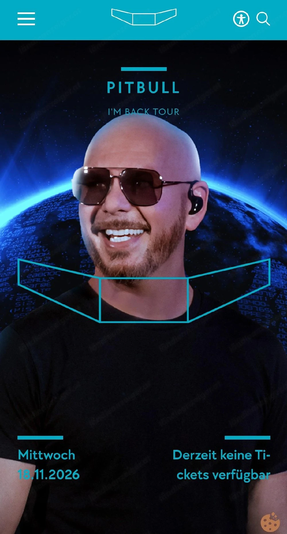 Verkaufe 2xTickets für Pitbull Konzert in Wien 18.11.26