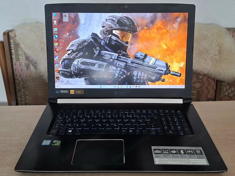 * Gaming Acer *  i7 - 24 GB DDR4 - GTX 6GB - 1TB M2 SSD ( 7400 MB  s )