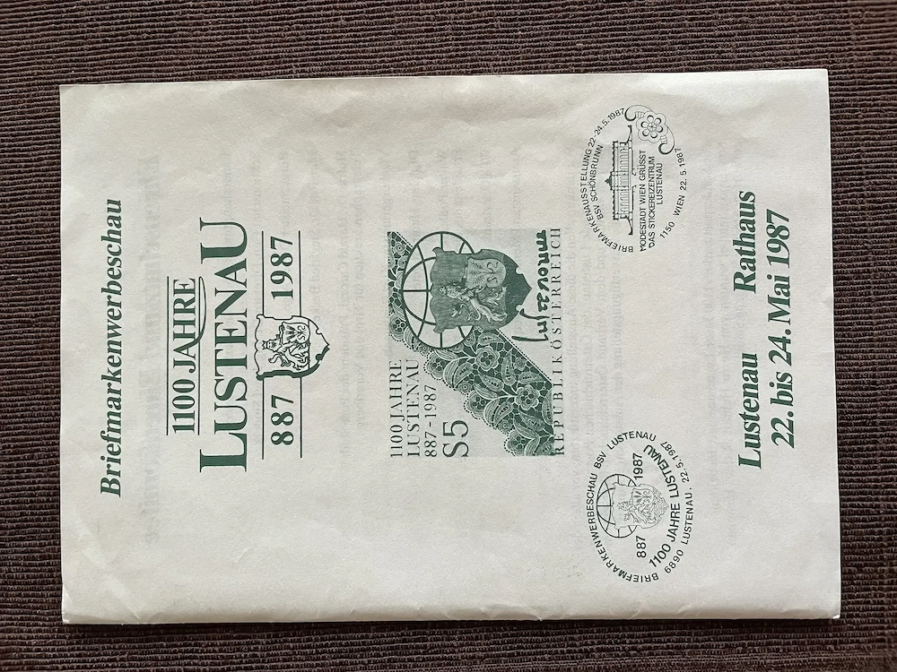 Briefmarken Sonderpostmarke 1100 Jahre Lustenau