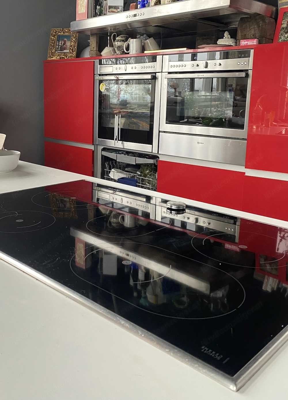 Küche Dampfgarer(neu), induktionsherd Dunstabzug