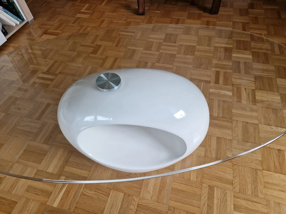 Wohnzimmer-Glastisch