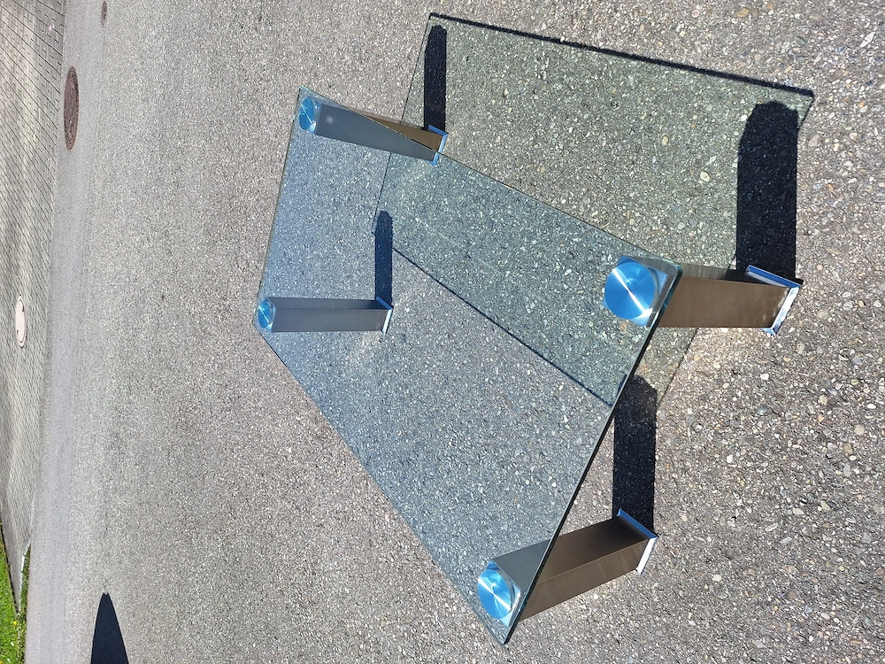 Glastisch zu verschenken