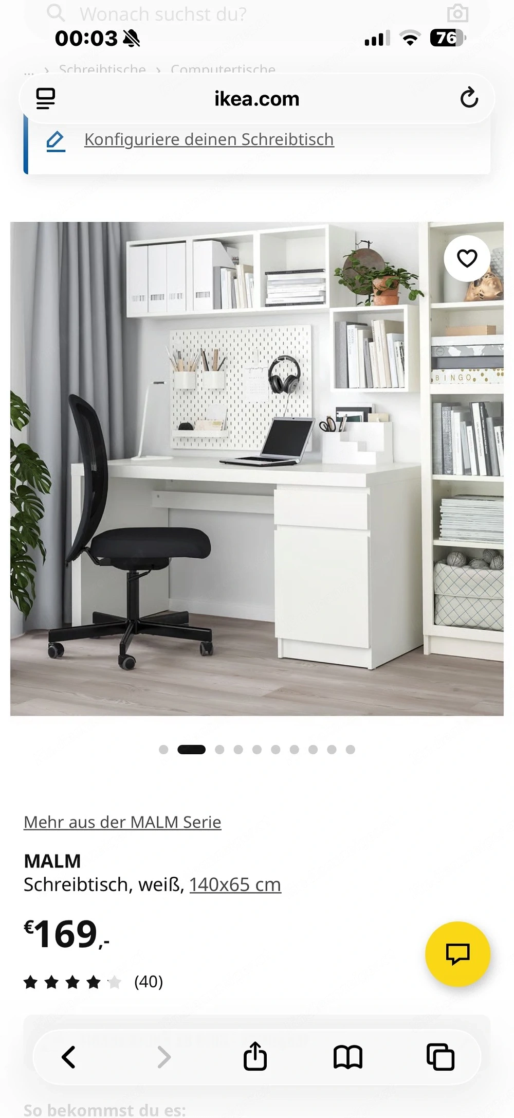 Schreibtisch & Regal