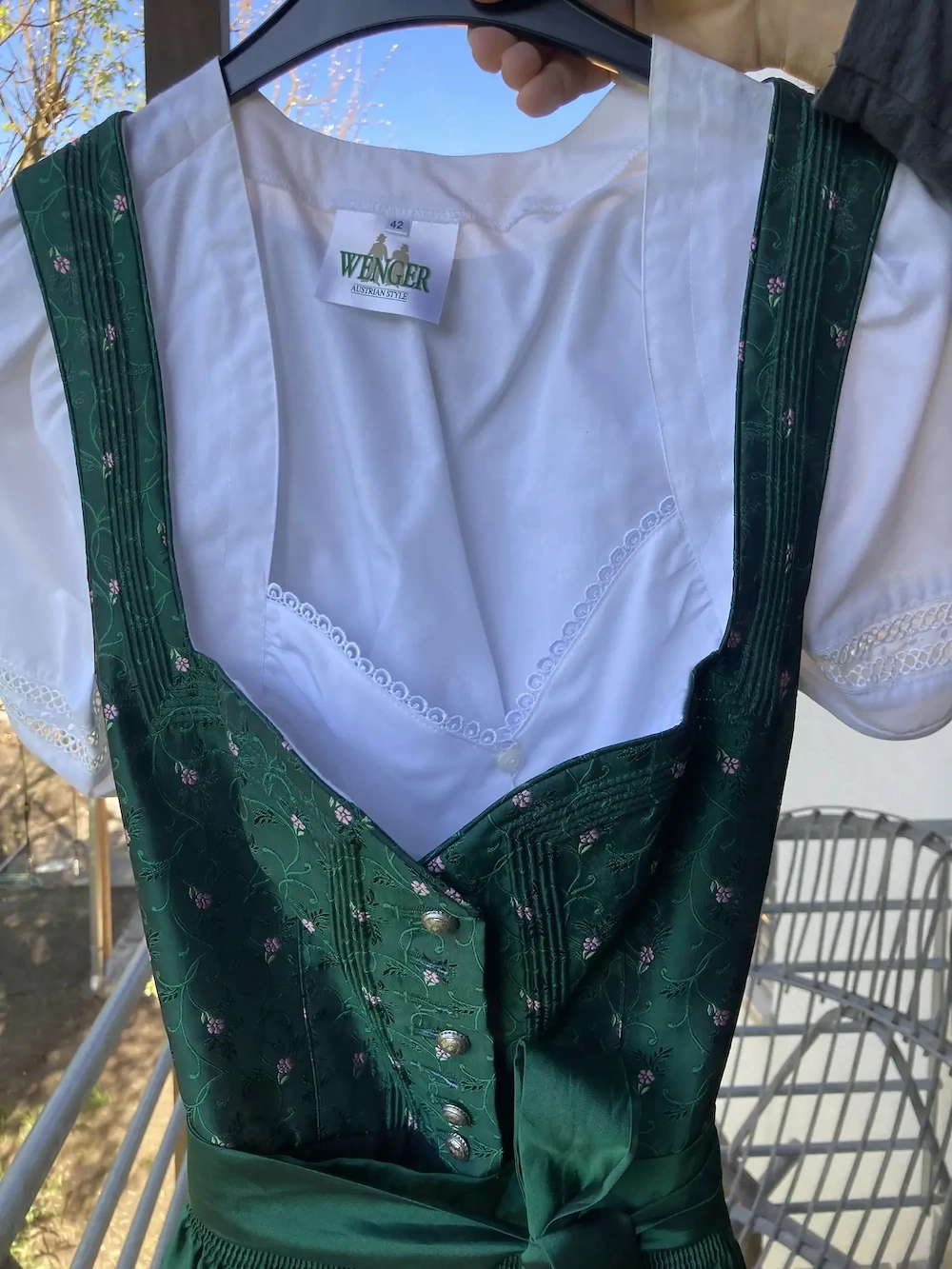 Dirndl incl. Bluse Gr. 42