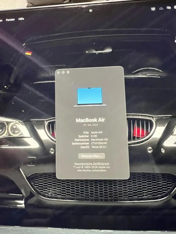 MacBook Air M3 (2024) - Guter Zustand