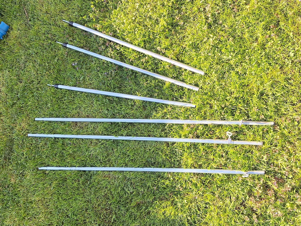 Verkaufe 3 Stück Zeltstangen für Sonnensegel