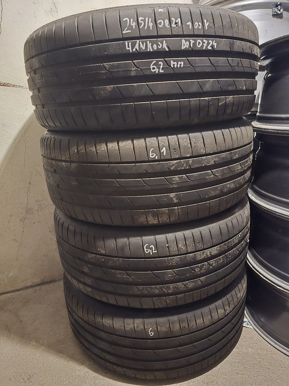 4x 245 40r21 sommerreifen 2024bj.