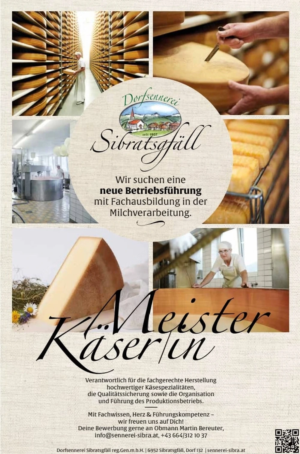 Senner- Betriebsleiter