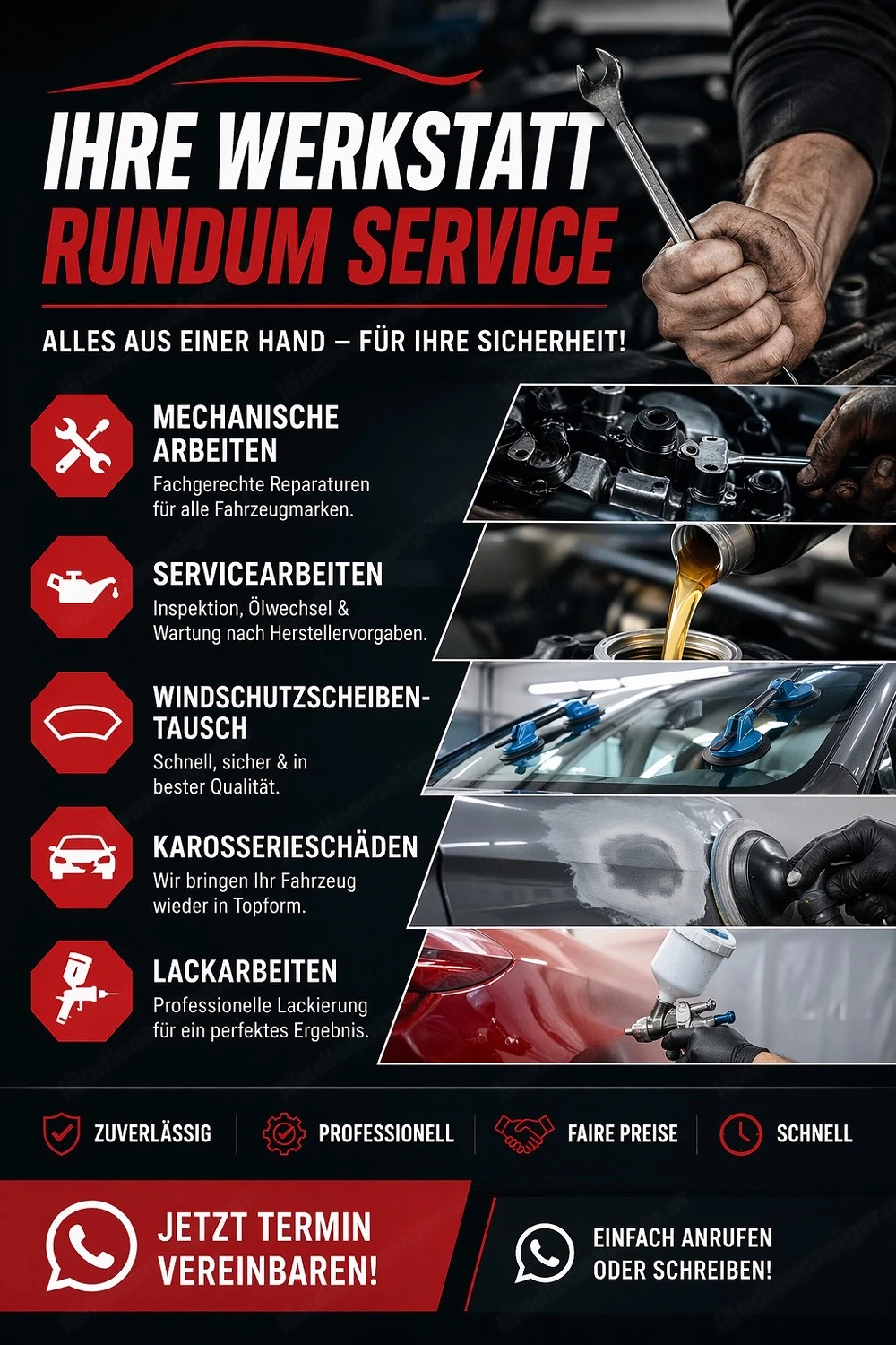 Inserat: KFZ-Reparaturen & Service