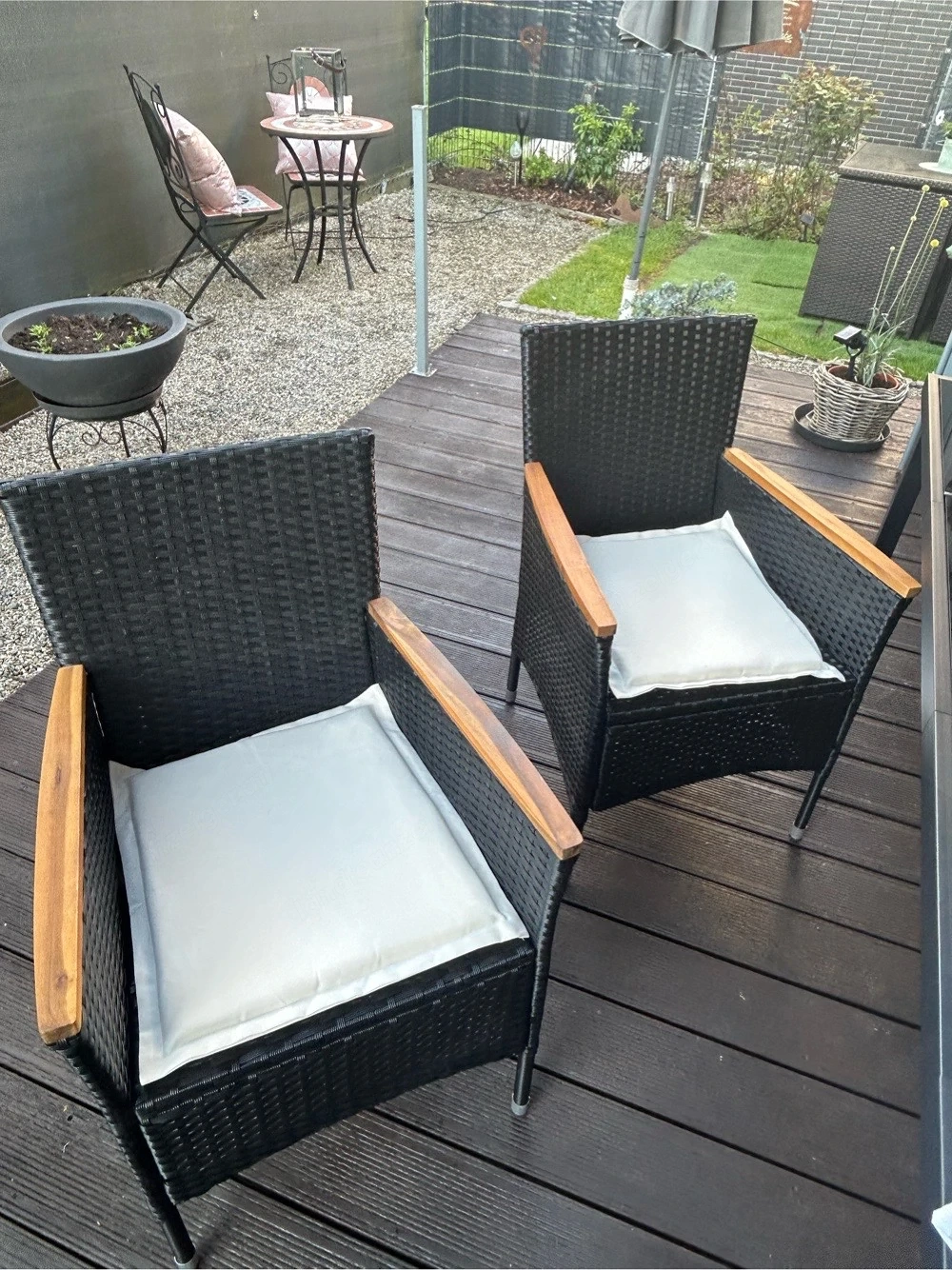 Rattangartensessel neu!