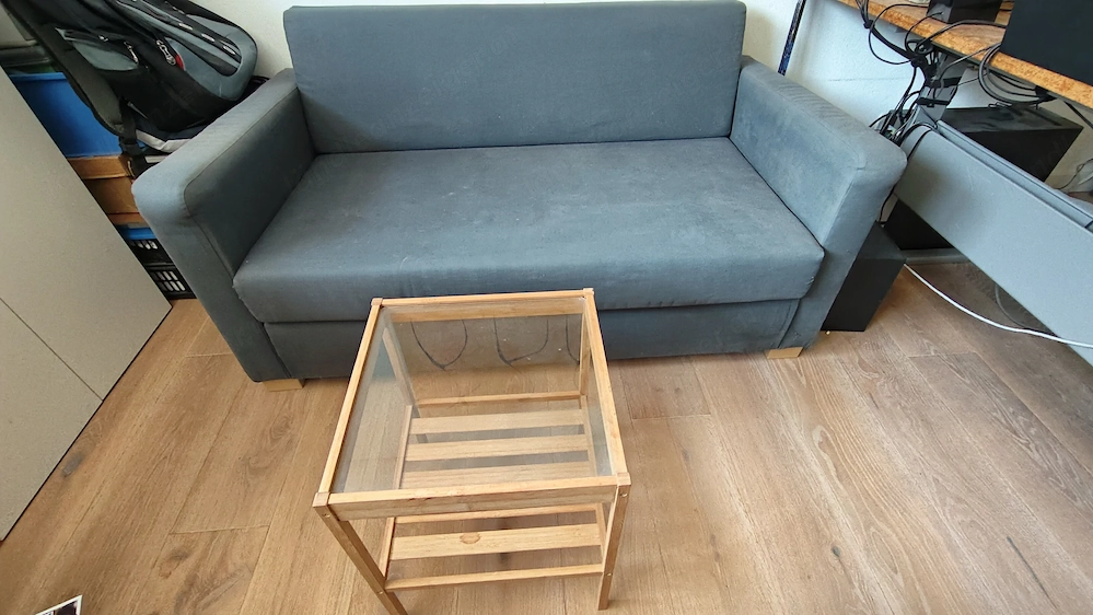 2-er Bettsofa inkl. Beistelltisch