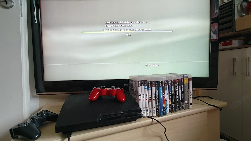 Playstation 3 inkl. 20 Spiele 2xController ohne Strom- Ladekabel