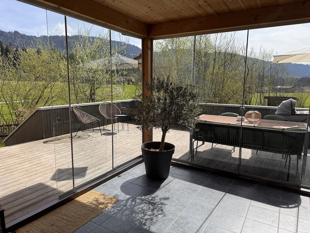 Verglasung für Wintergarten