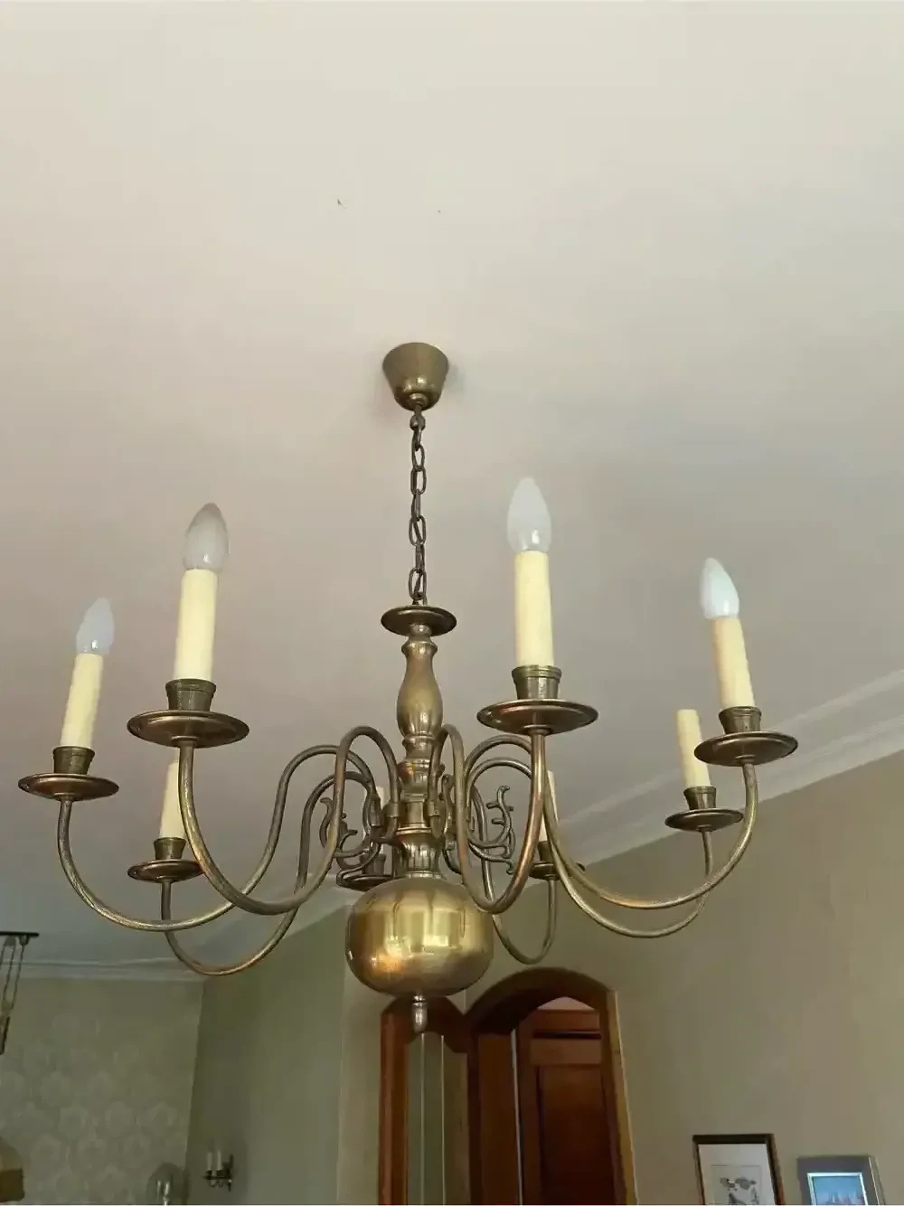 Original flämischer Kronleuchter