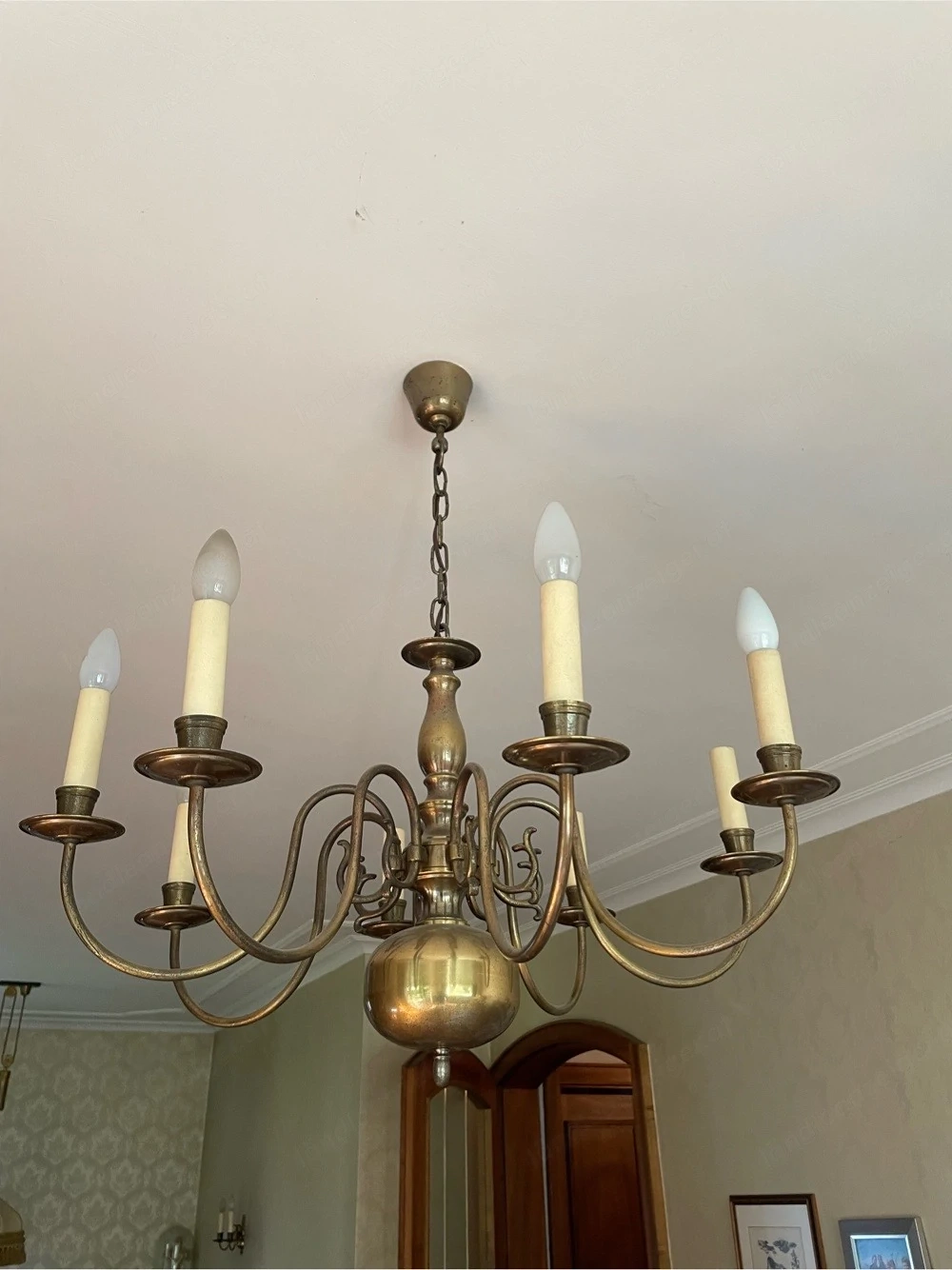 Original flämischer Kronleuchter 