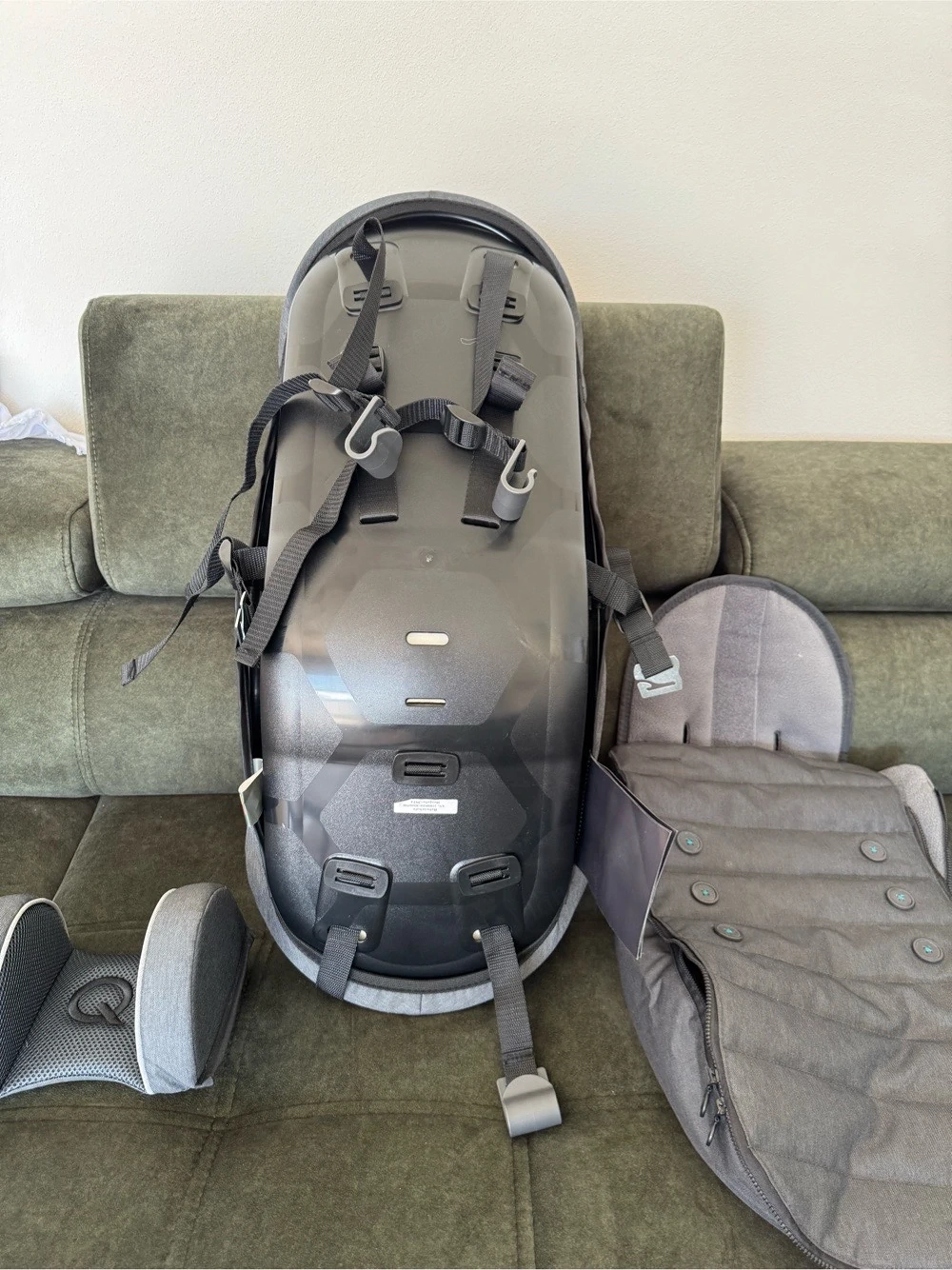 Qeridoo Babyschale Fahrradanhänger