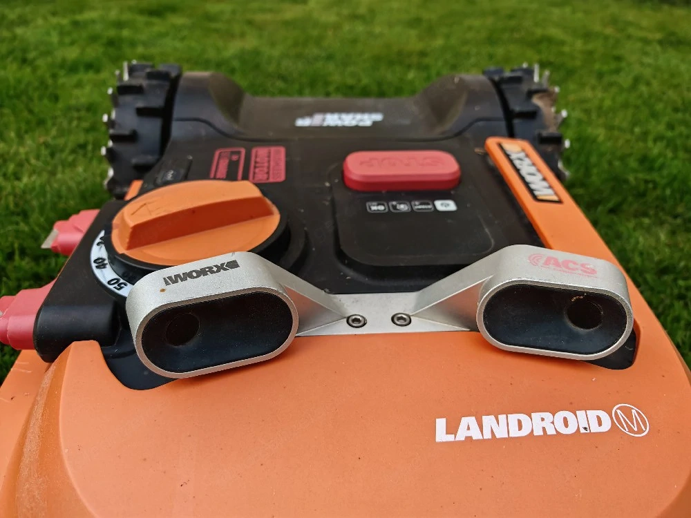 Worx Landroid M500 mit Zubehör und Upgrades