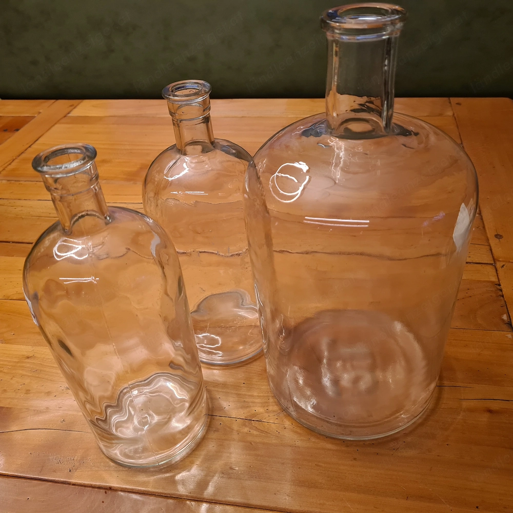 3L Flasche und zwei 1,3L Flaschen