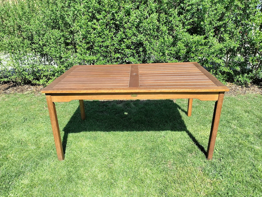 Empire Gartentisch aus Holz