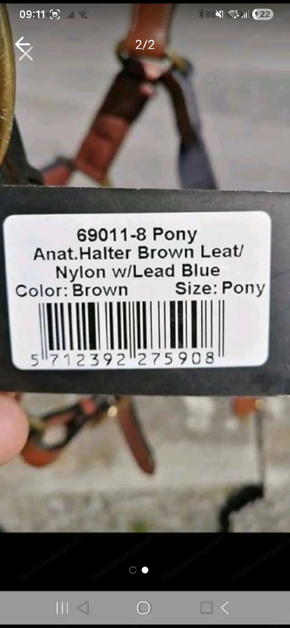 Montar Ponyhalfter