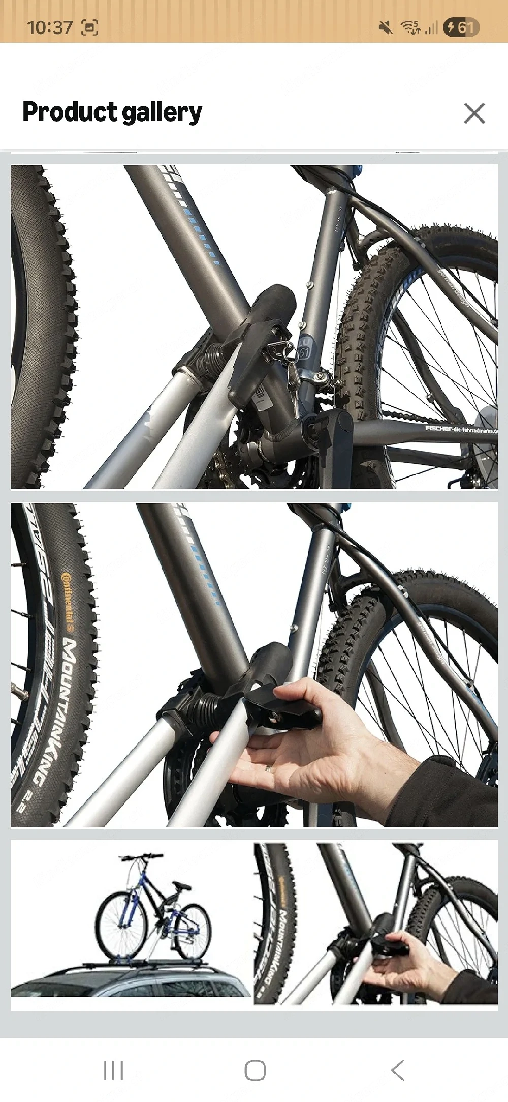 Fahrrad Träger und Relingträger