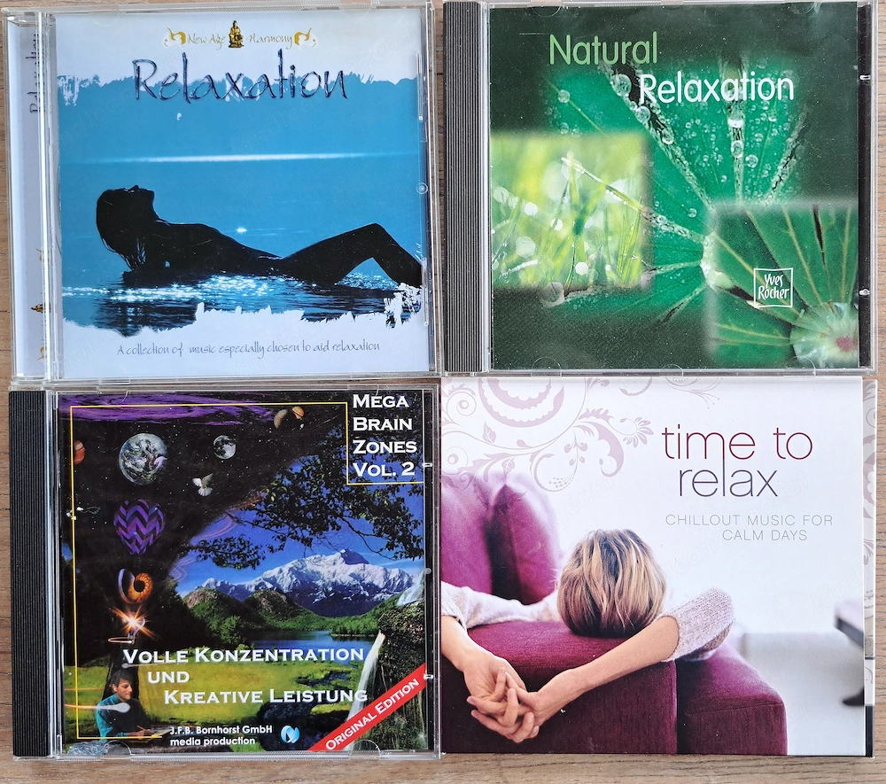 Verschiedene Musik-CDs und Filme