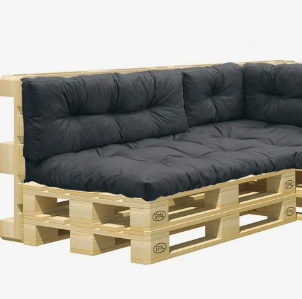 Outdoor Palettenkissen Grau