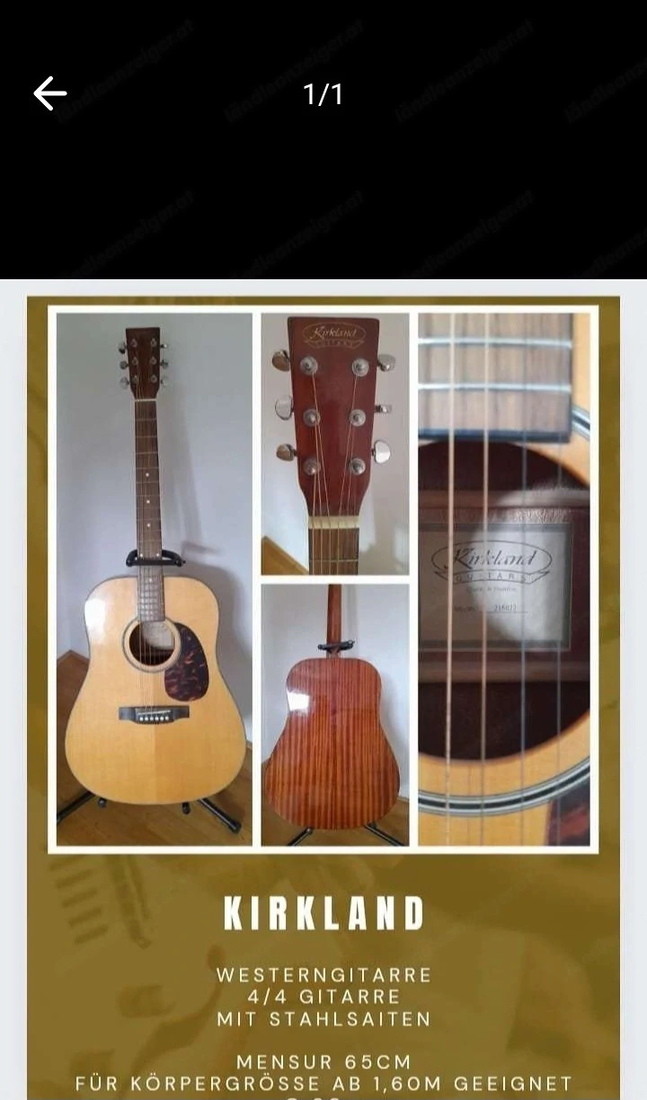 Gitarre kirkland 