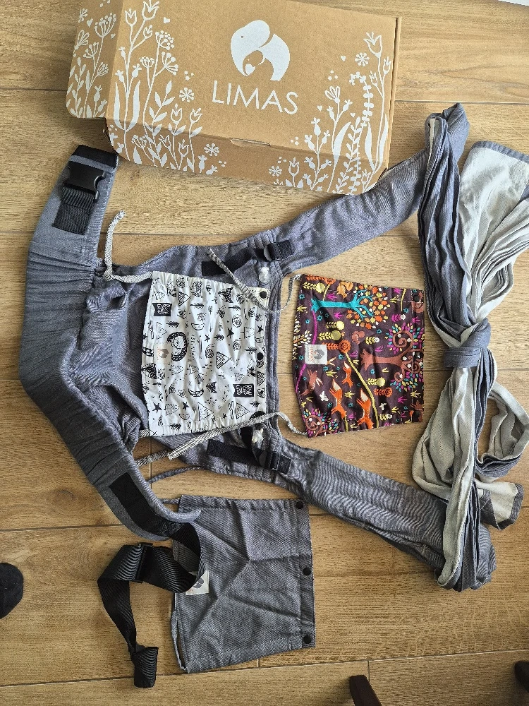 LIMAS Plus Babytrage Anthrazit   inkl. 3 Wechsel-Cover & OVP