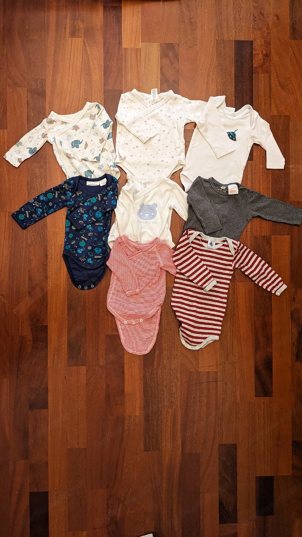 Langarm Bodys Gr 56-62