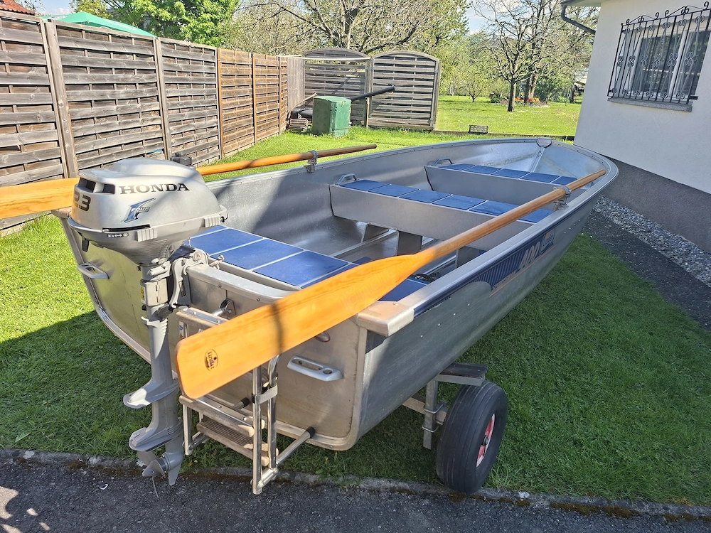 Aluboot mit 2,3PS Motor