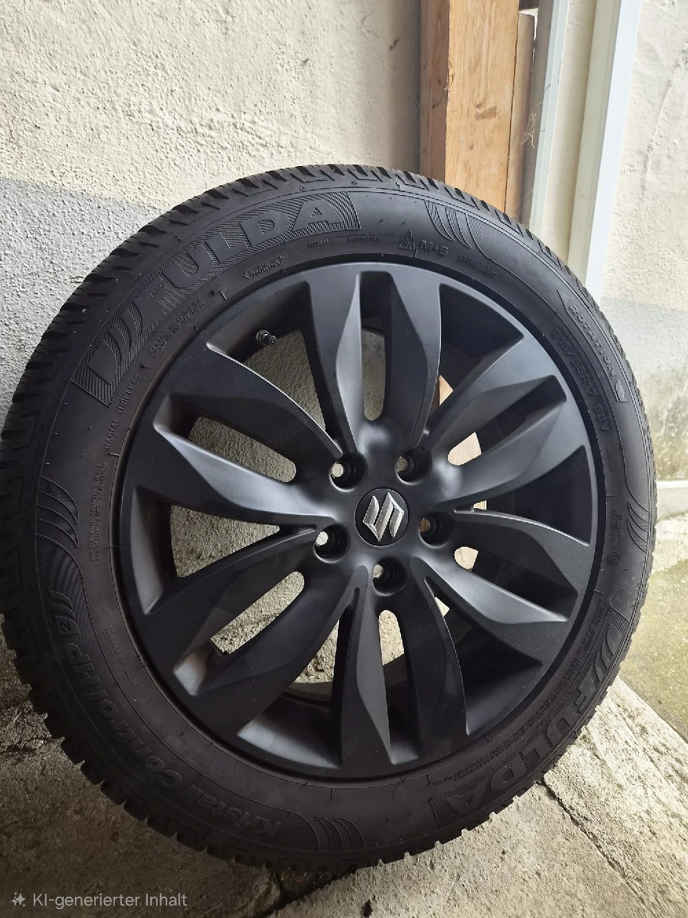 Suzuki Alufelgen schwarz + Fulda Winterreifen 