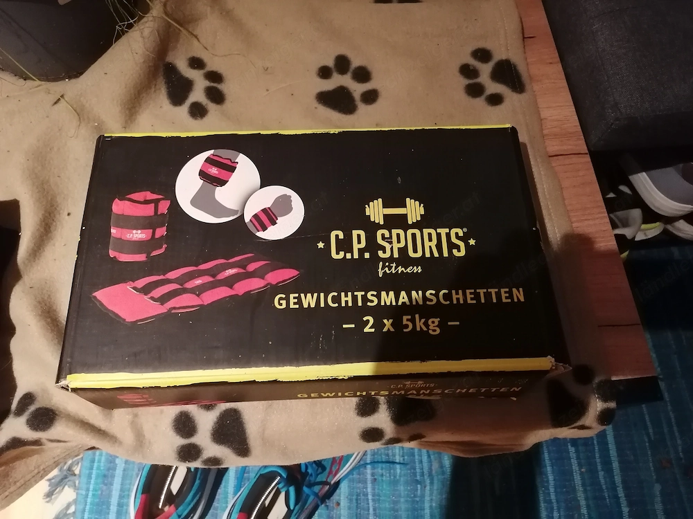 Gewichtsmanschetten für Training 2 x 5 kg neu