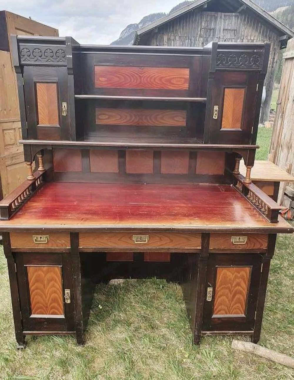 Antiker Schrank , Schreibtisch