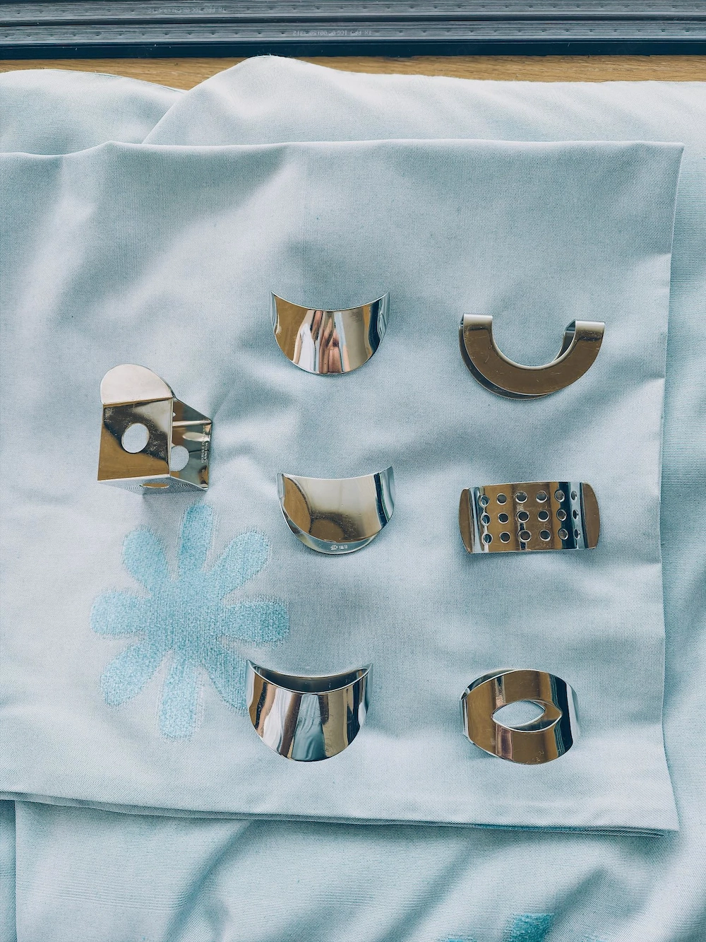 Serviettenringe aus Edelstahl