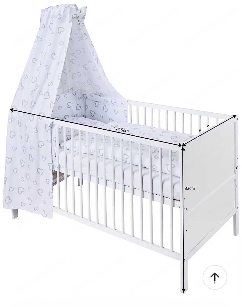 Gitterbett Juniorbett SET 