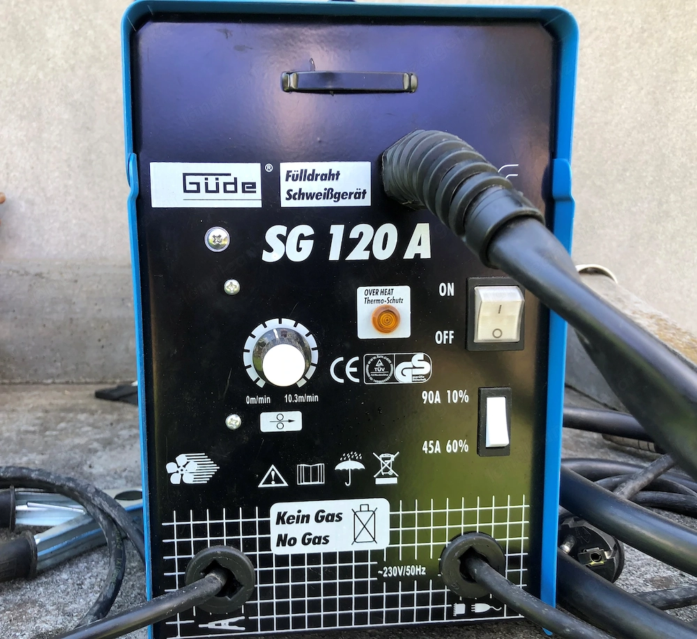 Güde Fülldraht-Schweissgerät, SG 120 A, 3,2 KVA 