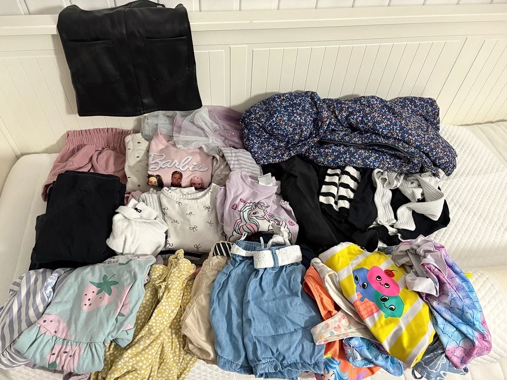 Kleider- und Schuhpaket Mädchen Gr. 104-110 116